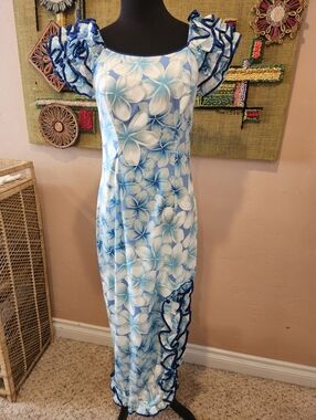 Royal Creations Hawaiian Ruffle Muumuu Dress - Nahenahe